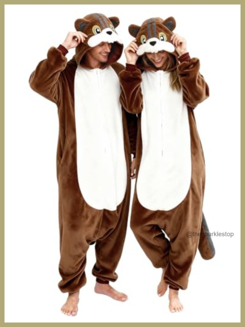 Adult Animal Onesie Hooded One-Piece Pajama Cosplay Halloween Costume